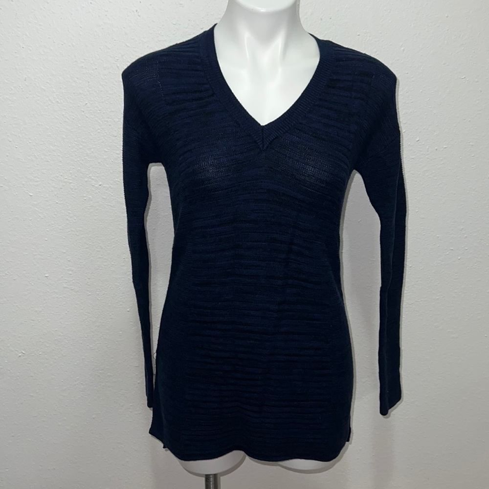 Ellen Tracy Navy Blue Sweater Sz S